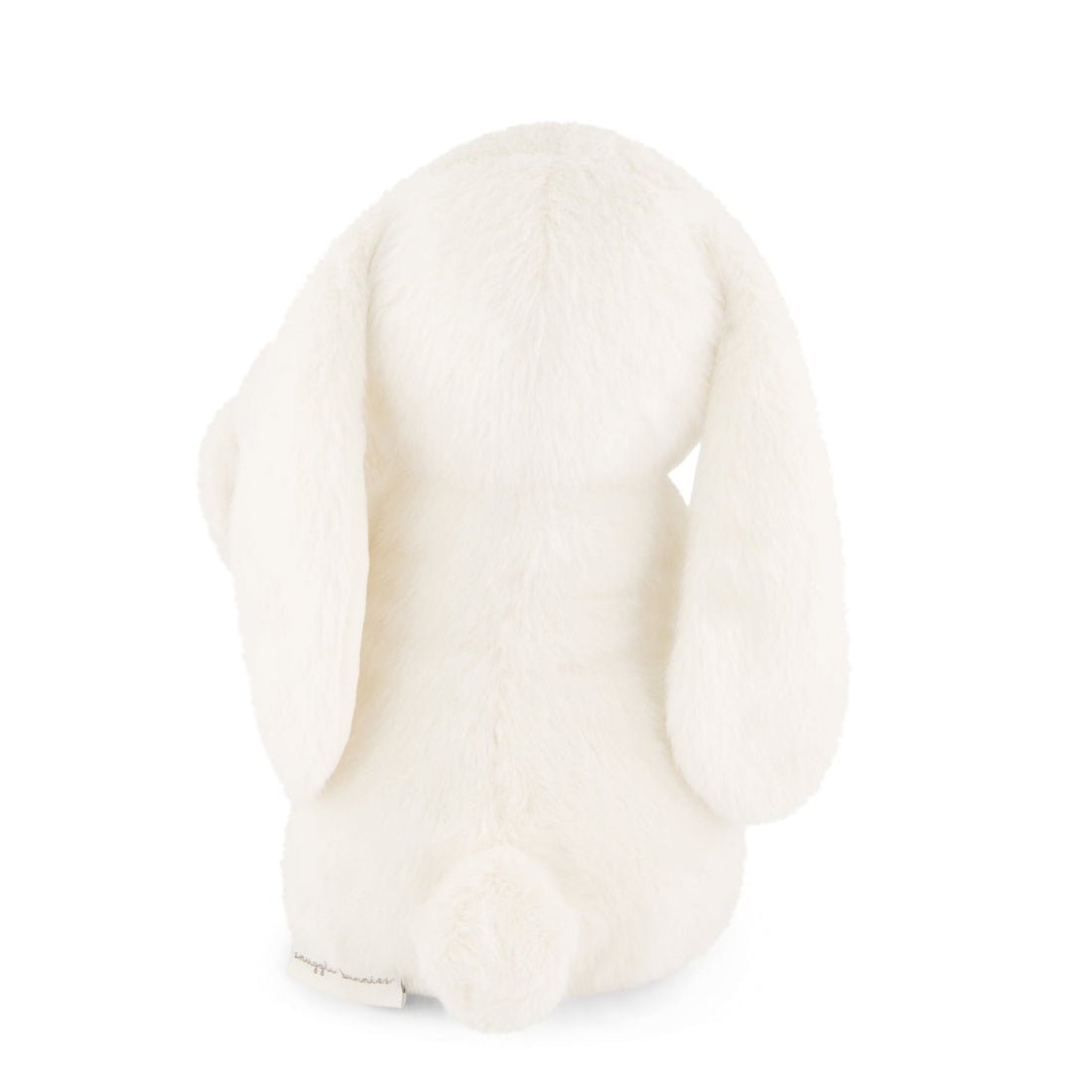 White earbud on a white background